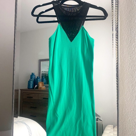 Bebe - Green Bodycon Dress - Picture 1 of 2
